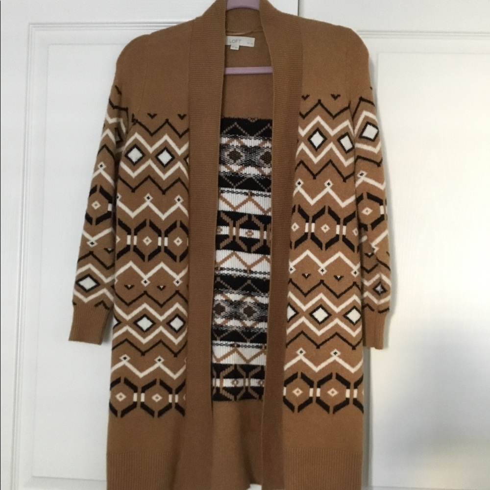 LOFT Long Cardigan